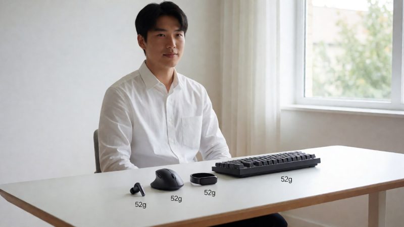 52g在不同品类中的定位——耳机/鼠标/穿戴/键 配图